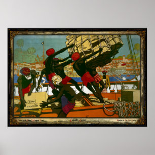 Poster Colombo, Ceylan - l'office de commercialisation