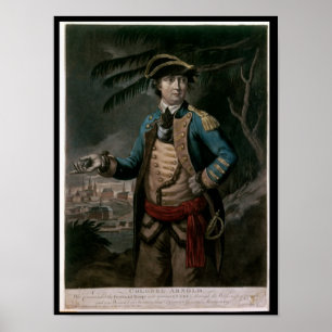 Poster Colonel Benedict Arnold, pub. London, 1776