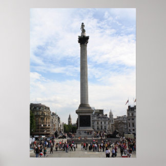 Poster Colonne de Nelson, Carré Trafalgar