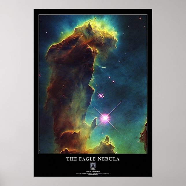 Poster Colonne Eagle IC 4703 NASA (Devant)