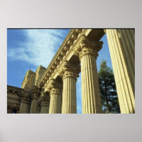 Colonnes de style grec au Palais des Beaux-Arts