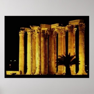 Poster Colonnes grecques