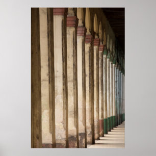 Poster Colonnes, La Havane, Cuba