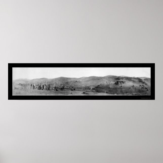 Poster Colorado de Cripple Creek Photo 1895 (Devant)