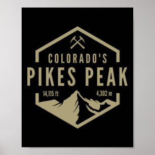 Poster Colorado Pikes Peak