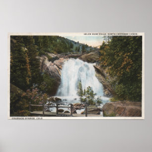 Poster Colorado Springs, CO - Helen Hunt Falls