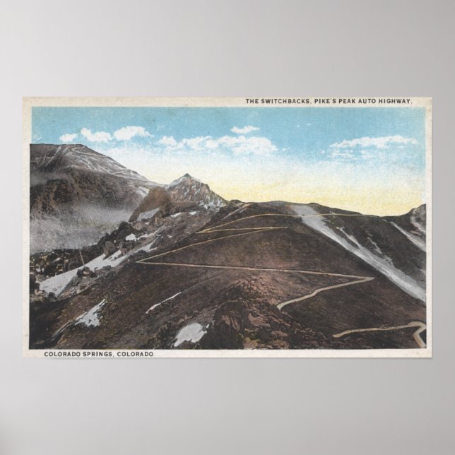 Poster Colorado Springs, Colorado 4 (Devant)