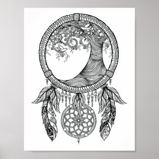 Poster Coloration Dreamcatcher