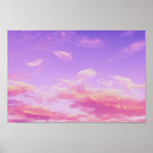 Poster coloré dans le nuage