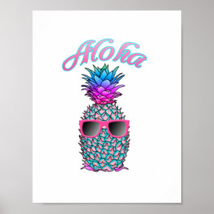 Poster Colorful Hawaiian aloha