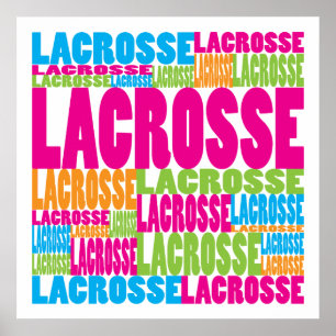Poster Colorful Lacrosse
