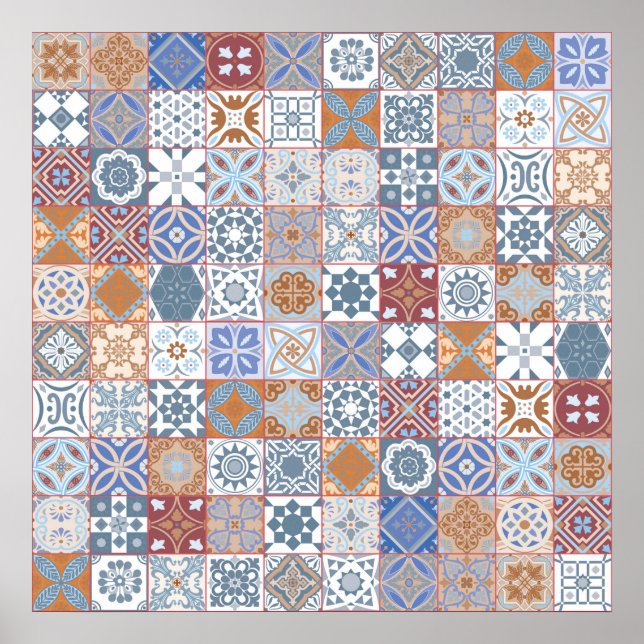 Poster Colorful Moroccan (Devant)