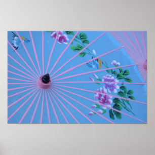 Poster Colorful Umbrella
