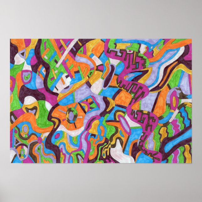 Poster "Colorscape" 19x13 (Devant)