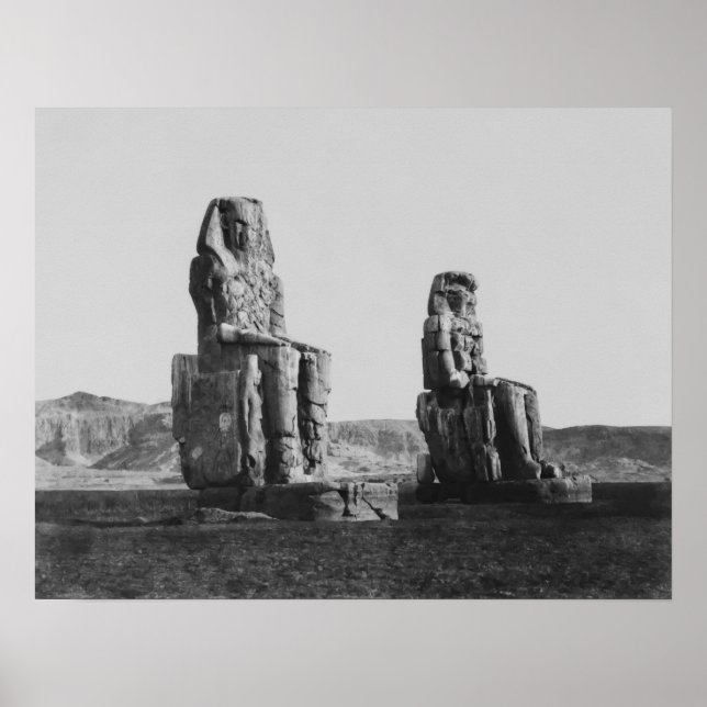 POSTER COLOSES THEBES - 1851 (Devant)