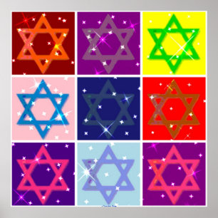 POSTER COLOSSAL (STARS JEWISH POP ART)
