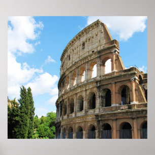 Poster Colosseum à Rome, Italie