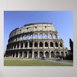 Poster Colosseum romain Latium, Italie
