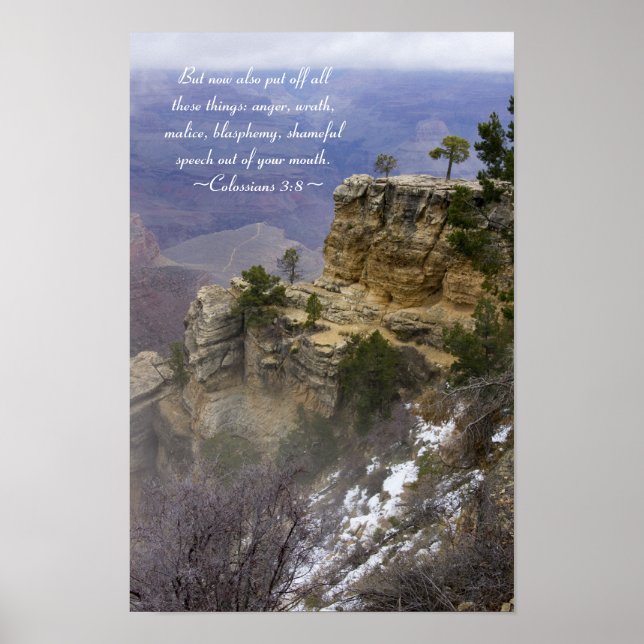 Poster Colossiens 3:8 (Devant)