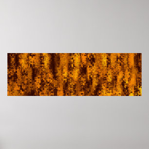 Poster Colour abstract artifact pixel