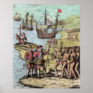 Poster Columbus chez Hispaniola