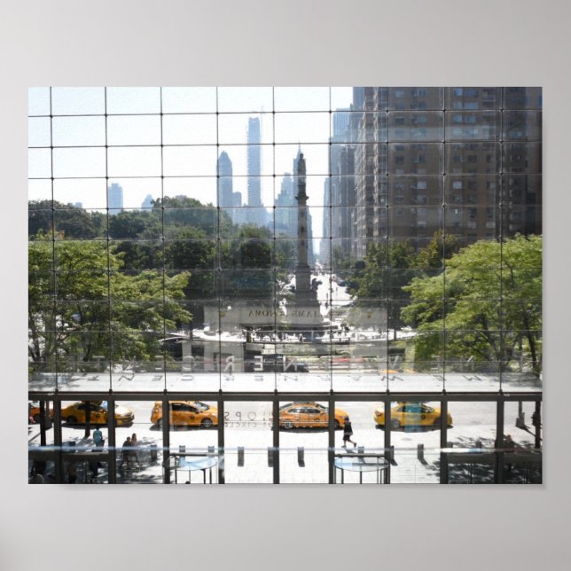 Poster Columbus Circle New York City Photo (Devant)