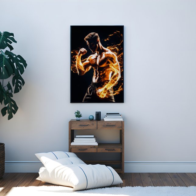 Poster Combattants des arts martiaux mixtes (Créateur téléchargé)