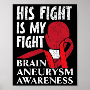 Poster Combattre Est Mon Combat État Médicale Aneurysm Aw