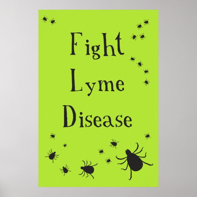 Poster Combattre l'affiche de Lyme (Devant)