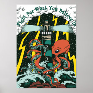 Poster Combattre Pour Ce Dans Quoi Vous Croyez