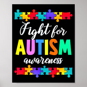 Poster Combattre pour le soutien à la sensibilisation à l