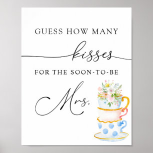 Poster Combien de baisers pour le futur Mme Panneau