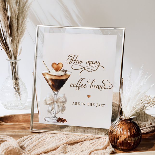 Poster Combien De Fèves De Café Sont Dans Le Jar (Créateur téléchargé)