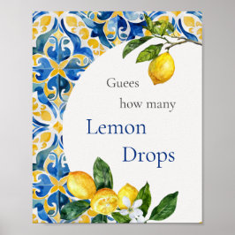 Poster Combien de gouttes de citron 25e anniversaire