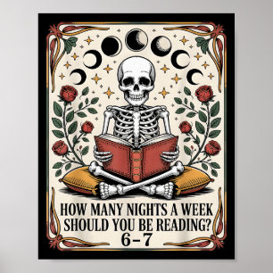 Poster Combien de nuits Memes de lecture 6 7 Amoureux de