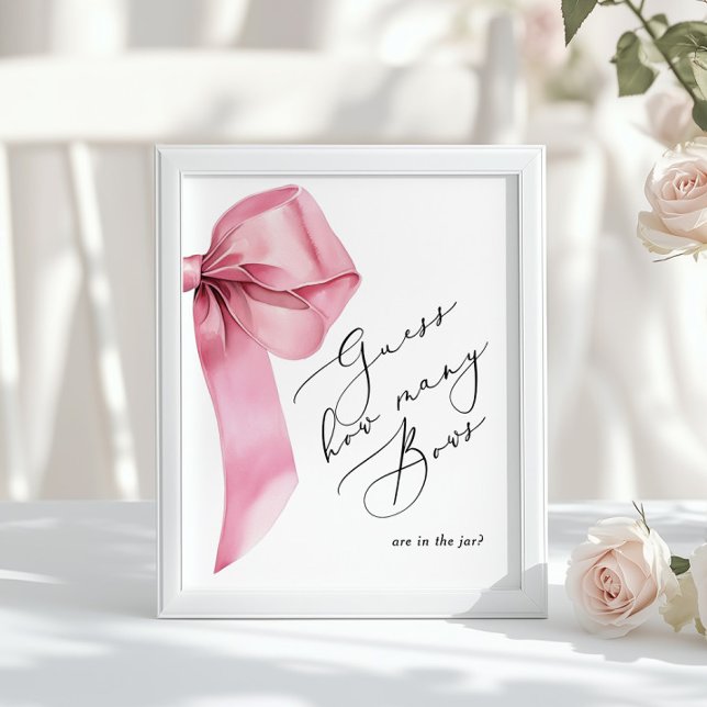 Poster Combien de vaches se trouvent dans le baby shower  (Créateur téléchargé)