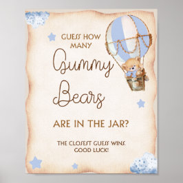 Poster Combien D'Ours Gummy Sont Dans Le Jeu Jar