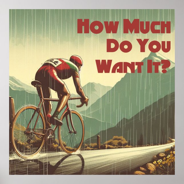 Poster Combien Veux-Tu Qu'Il Vélo ? (Devant)