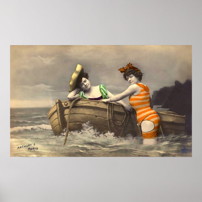 Poster Combinaison De Bain Scanadllée (Devant)