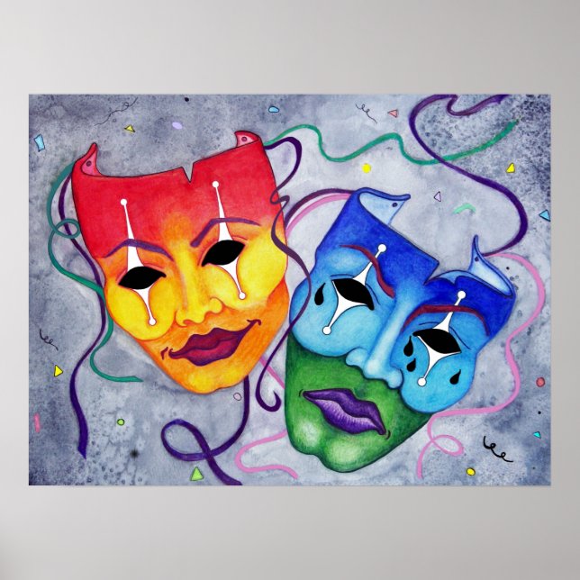 Poster Comédie et tragédie (Devant)