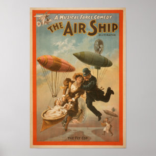 Poster Comédie musicale Farce, The Air Ship Theatre 2