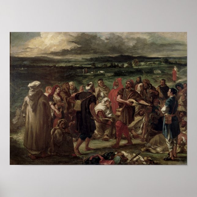 Poster Comédiens ou buffons arabes, 1848 (Devant)