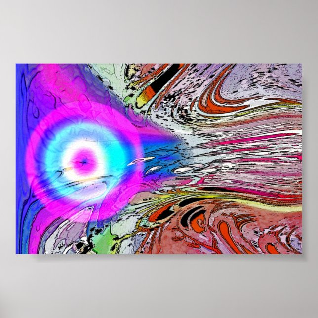 Poster Comète brillante (Devant)