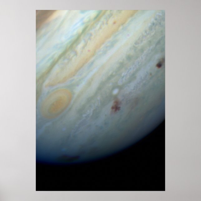 Poster Comète P : Shoemaker-Levy 9 Bombards Jupiter (Devant)