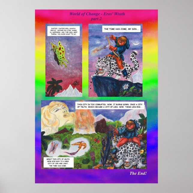 Poster Comic Short Story Fantasy World Change Art Love (Devant)