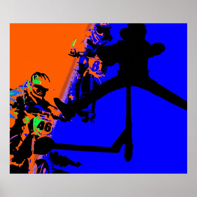 Poster Comin' Through - Motox et Scooter (Devant)