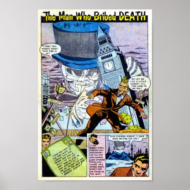 Poster Comique vintage (Devant)