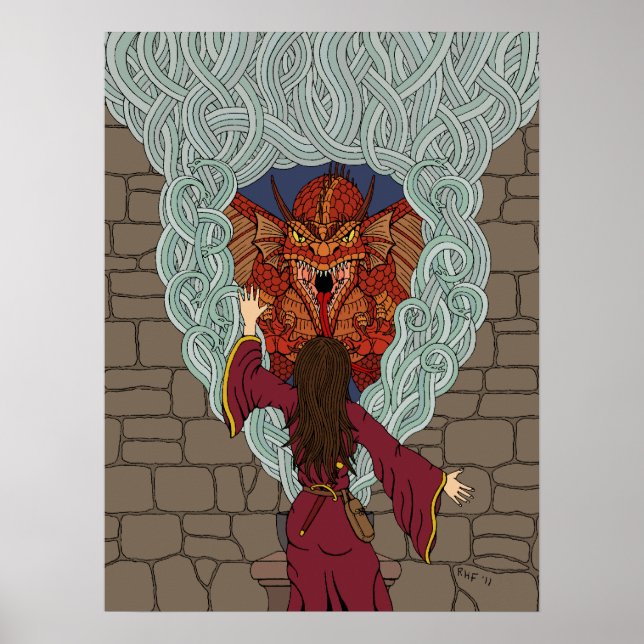 Poster Comjurer le dragon (Devant)