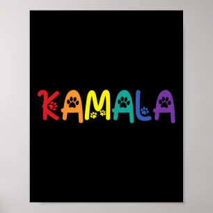 Poster Comma La Harris Funny Chat Lettres Lgbt Rainbow F
