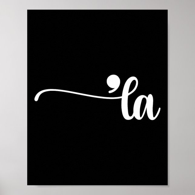 Poster Comma La Kamala Harris Ponctuation La Election Vot (Devant)